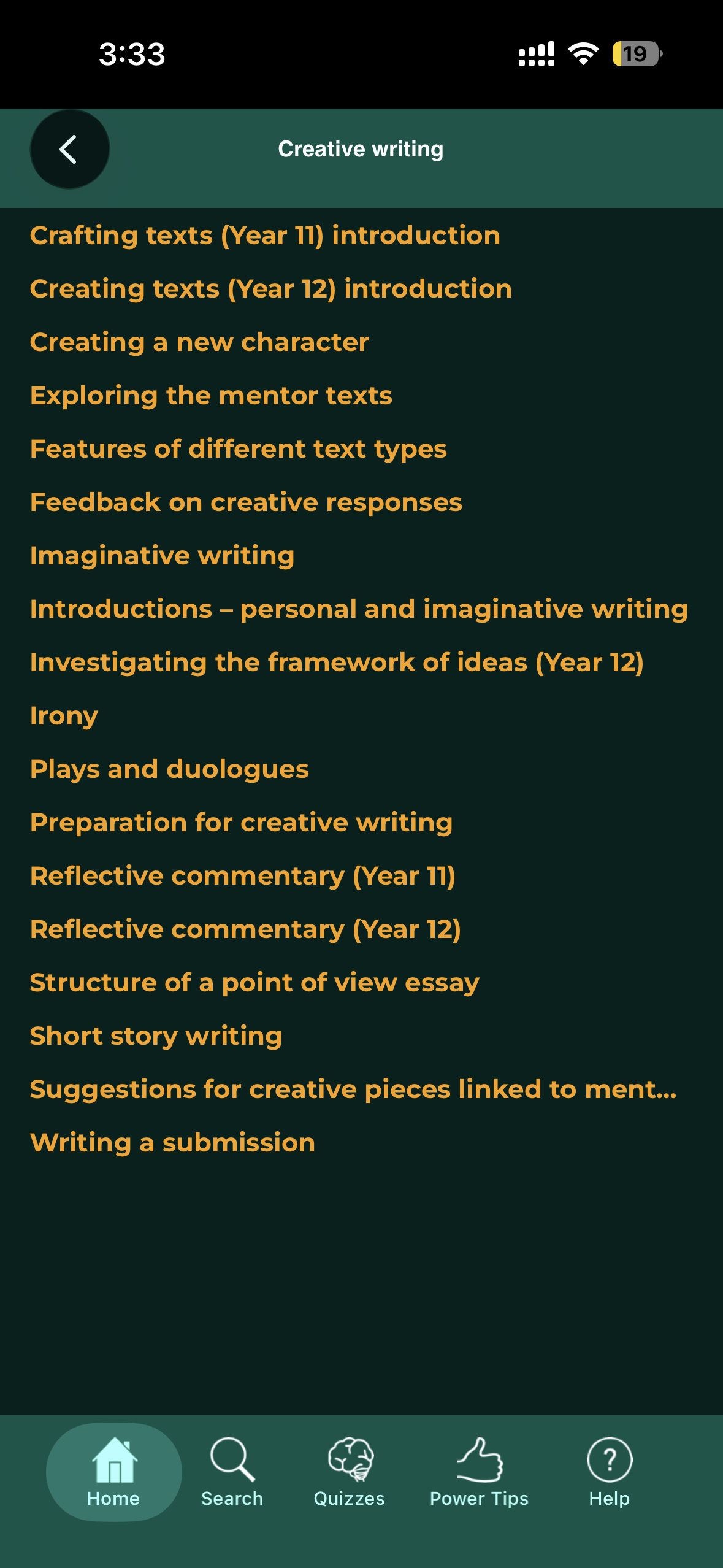 Topic view